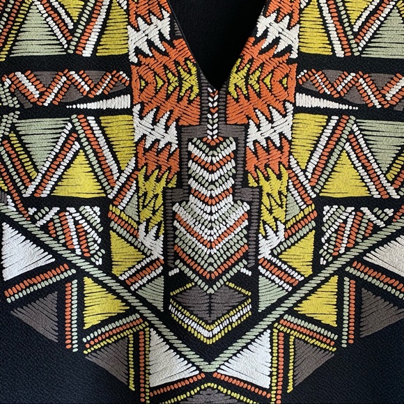 Zara Tribal Dress Sz S - Picture 5 of 7